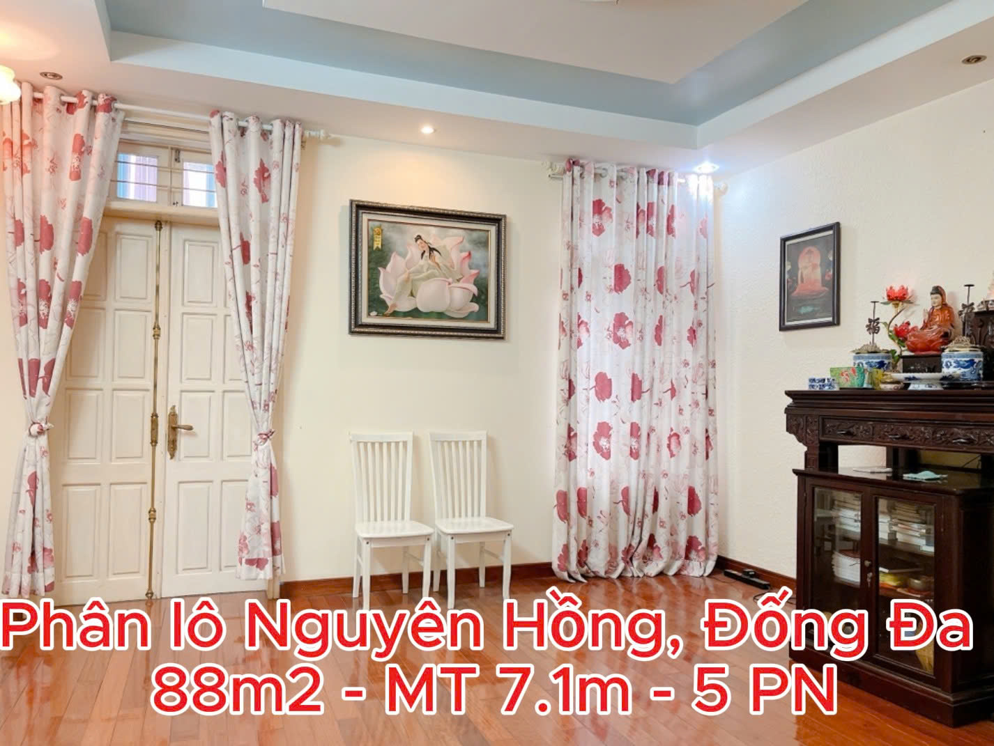 BÁN NHÀ PHÂN LÔ NGUYÊN HỒNG, ĐỐNG ĐA – 88M² – MẶT TIỀN 7.1M – KINH DOANH – Ô TÔ TRÁNH